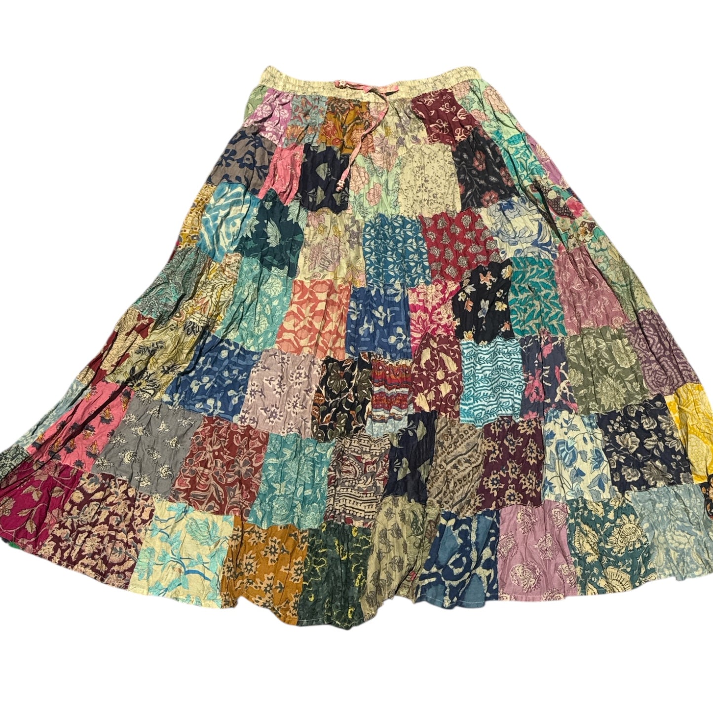 Patchwork Cotton Skirt