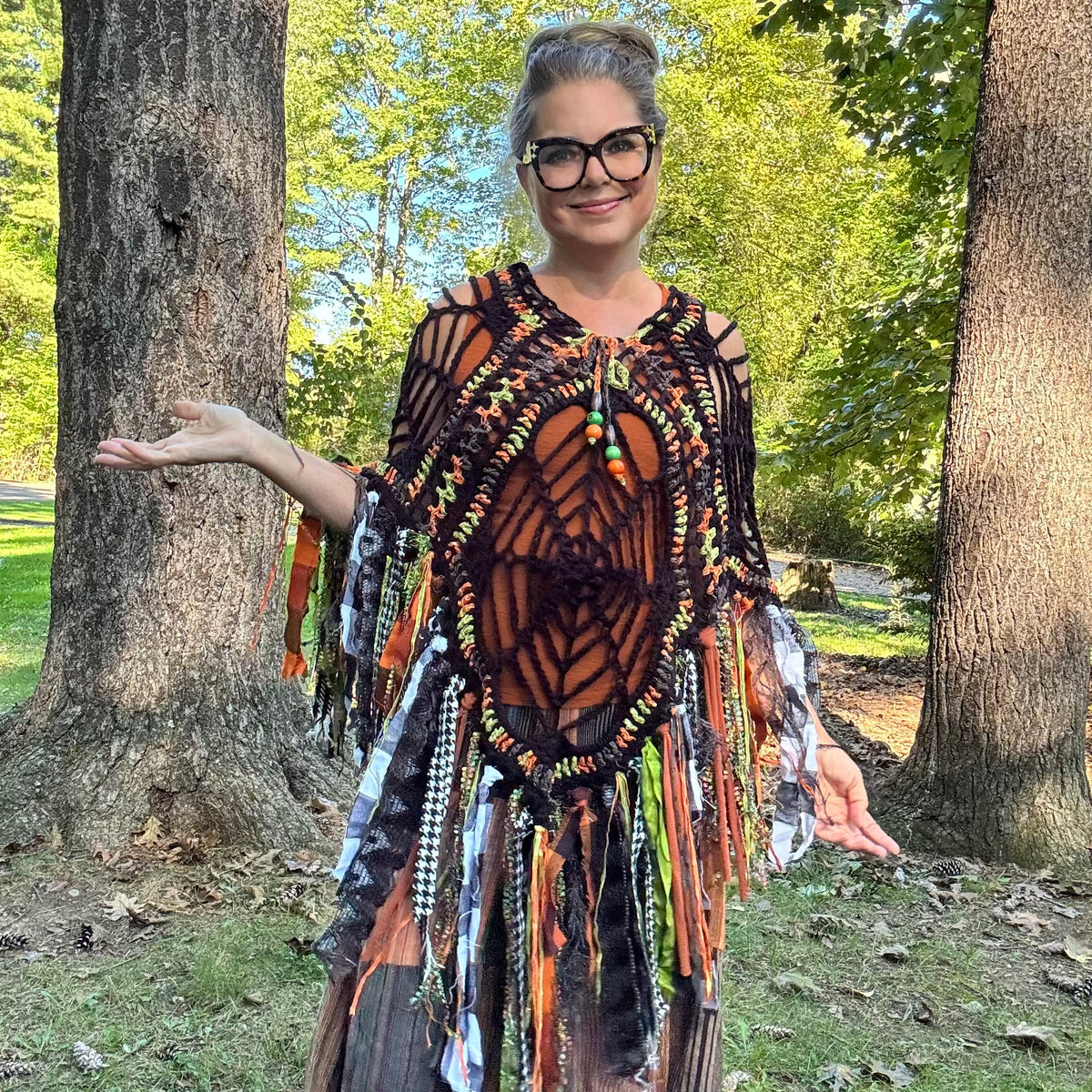 Spiderweb Poncho