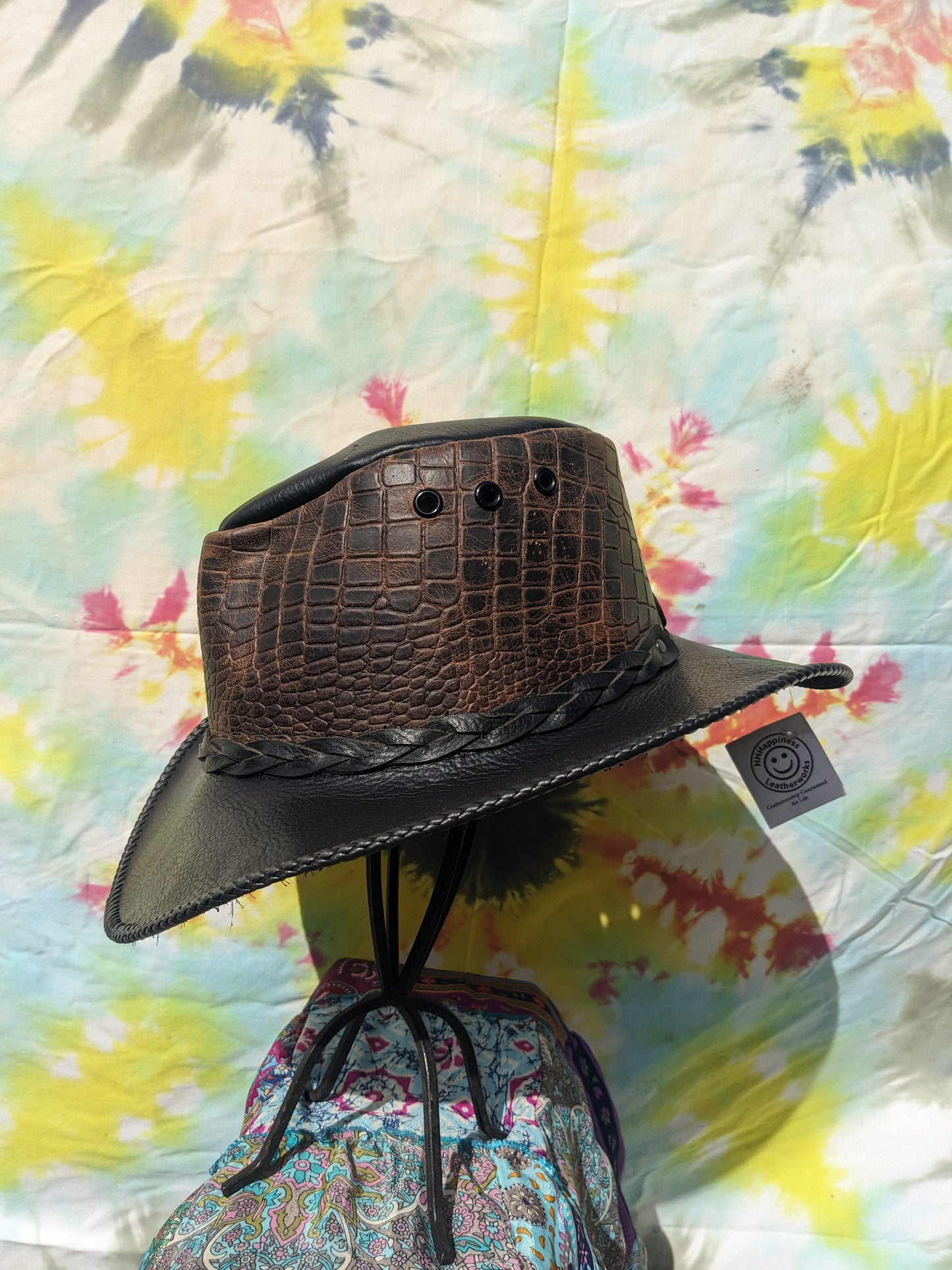 Black Gator Aussie Hat