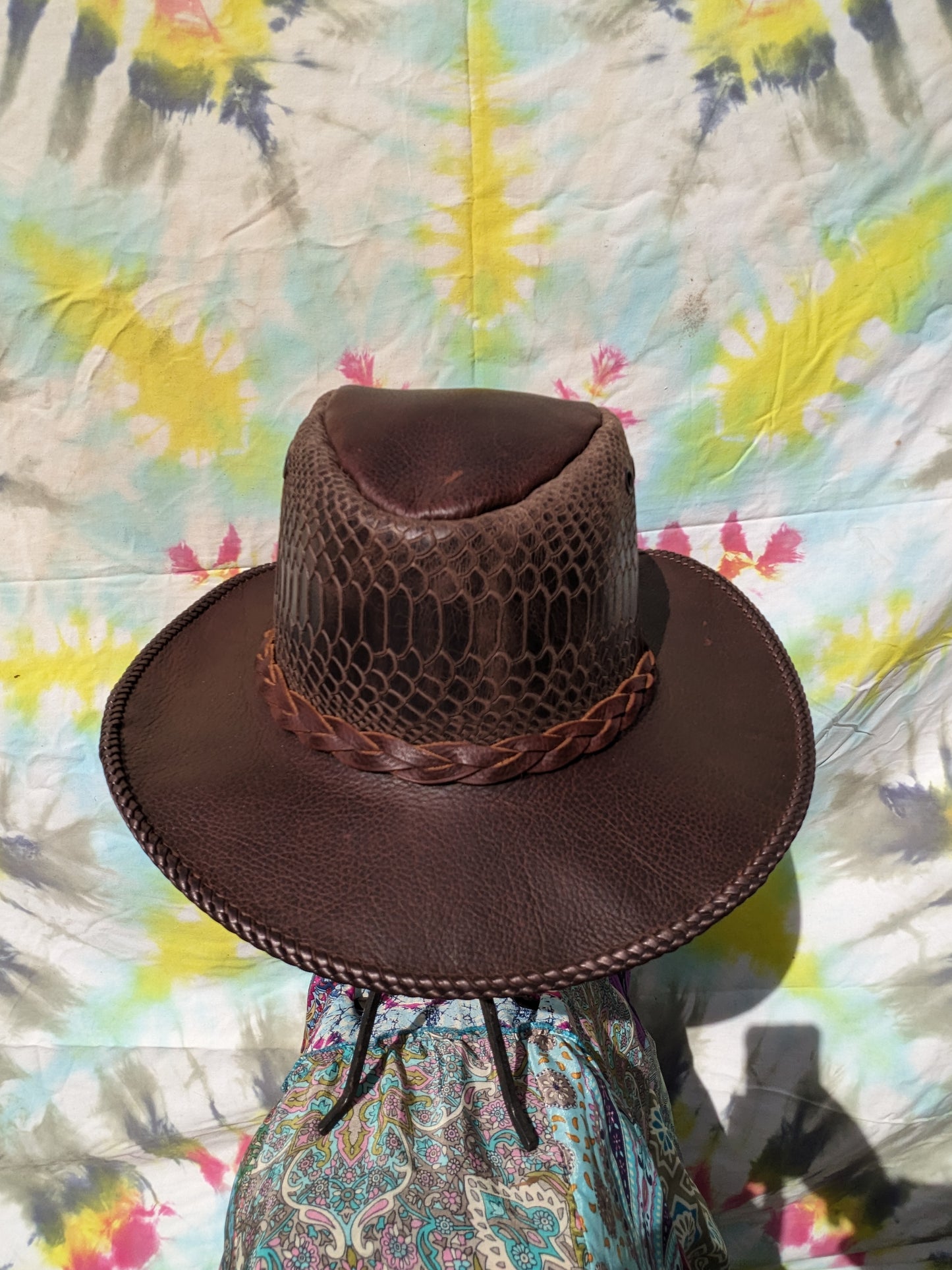 Brown Python Aussie Hat