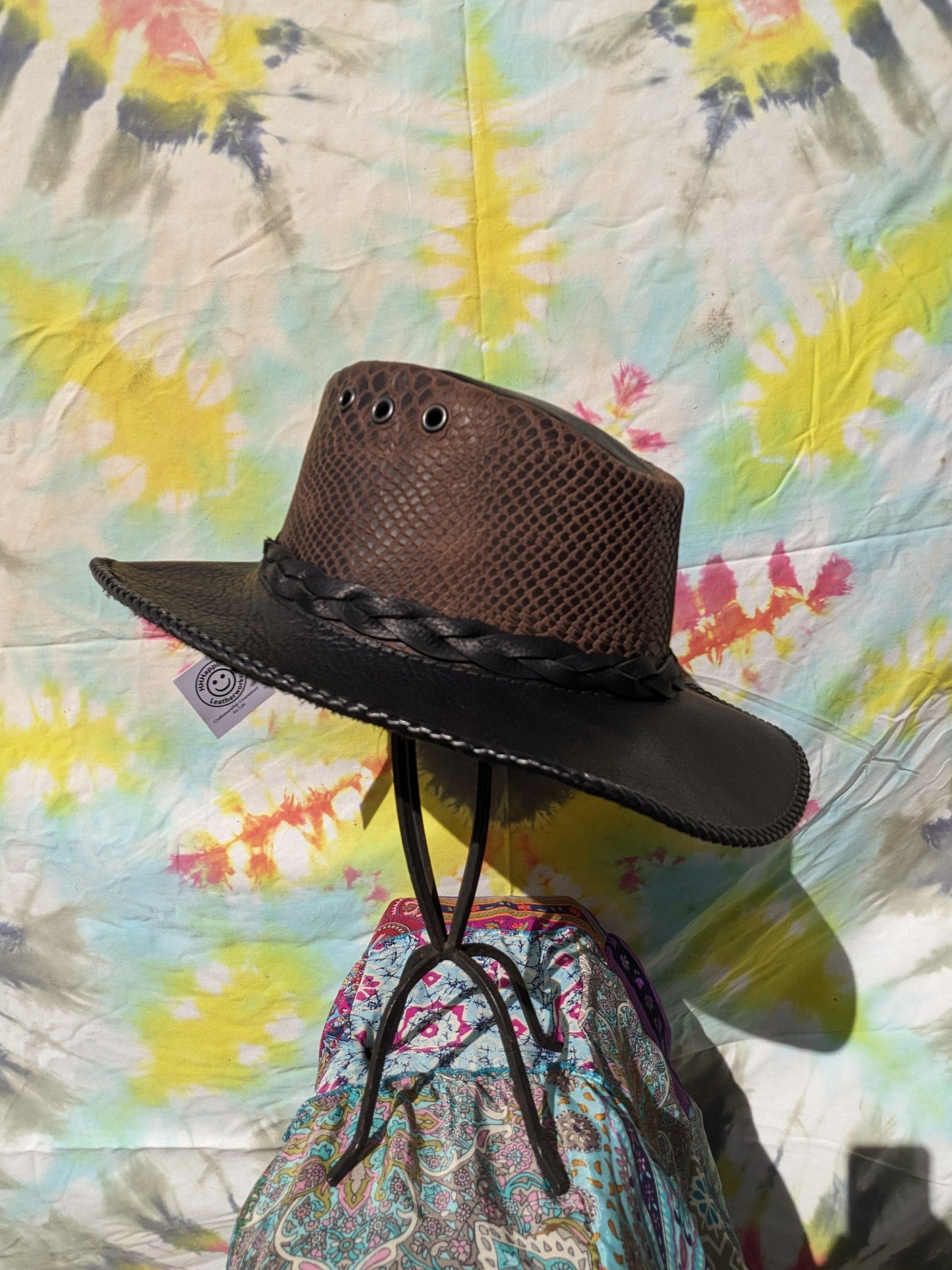 Black Python Aussie Hat