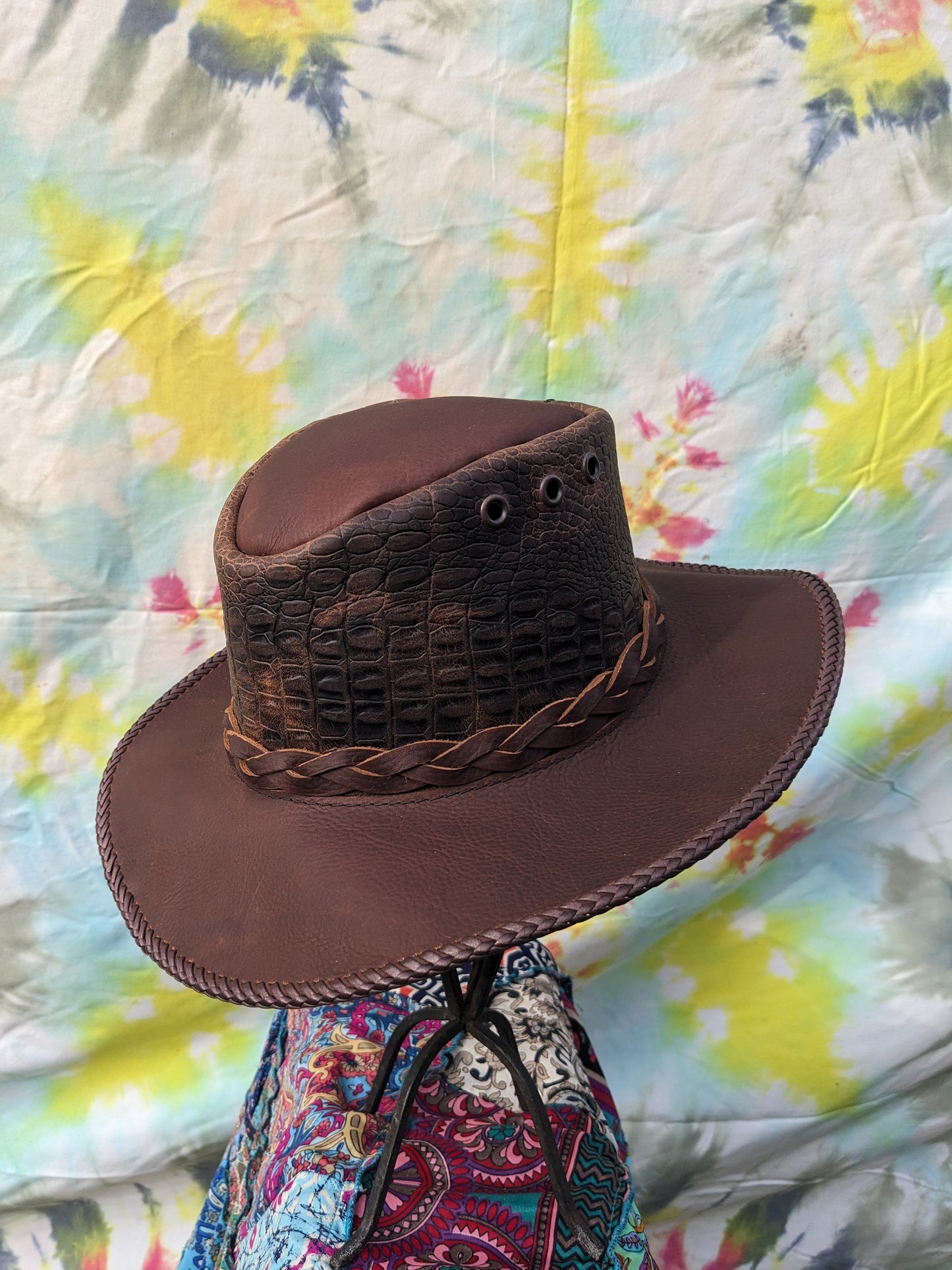Brown Gator Aussie Hat