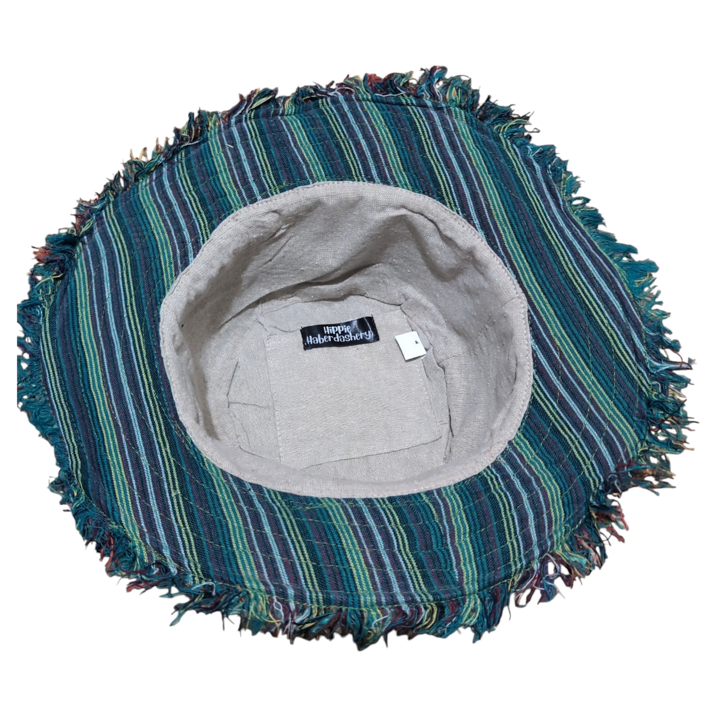 Rainbow Lightweight Woven Hemp Hat