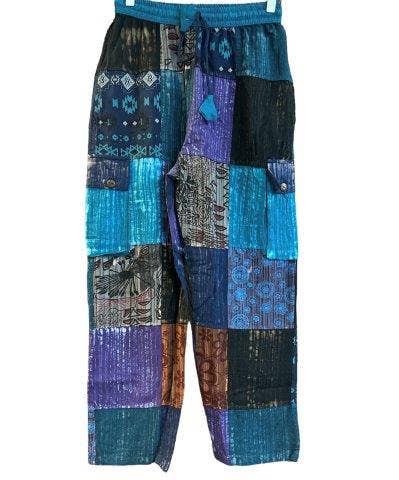 Cotton Patchwork Cargo Pant D967