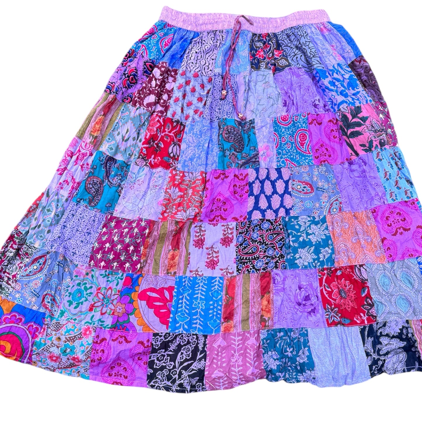 Patchwork Cotton Skirt