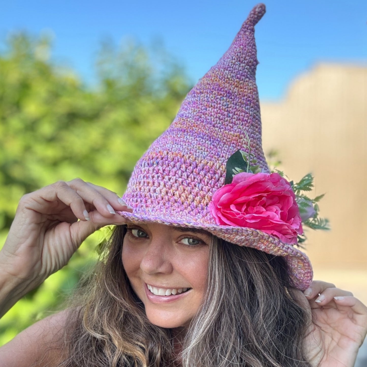 Witch Hat - Pink Floral