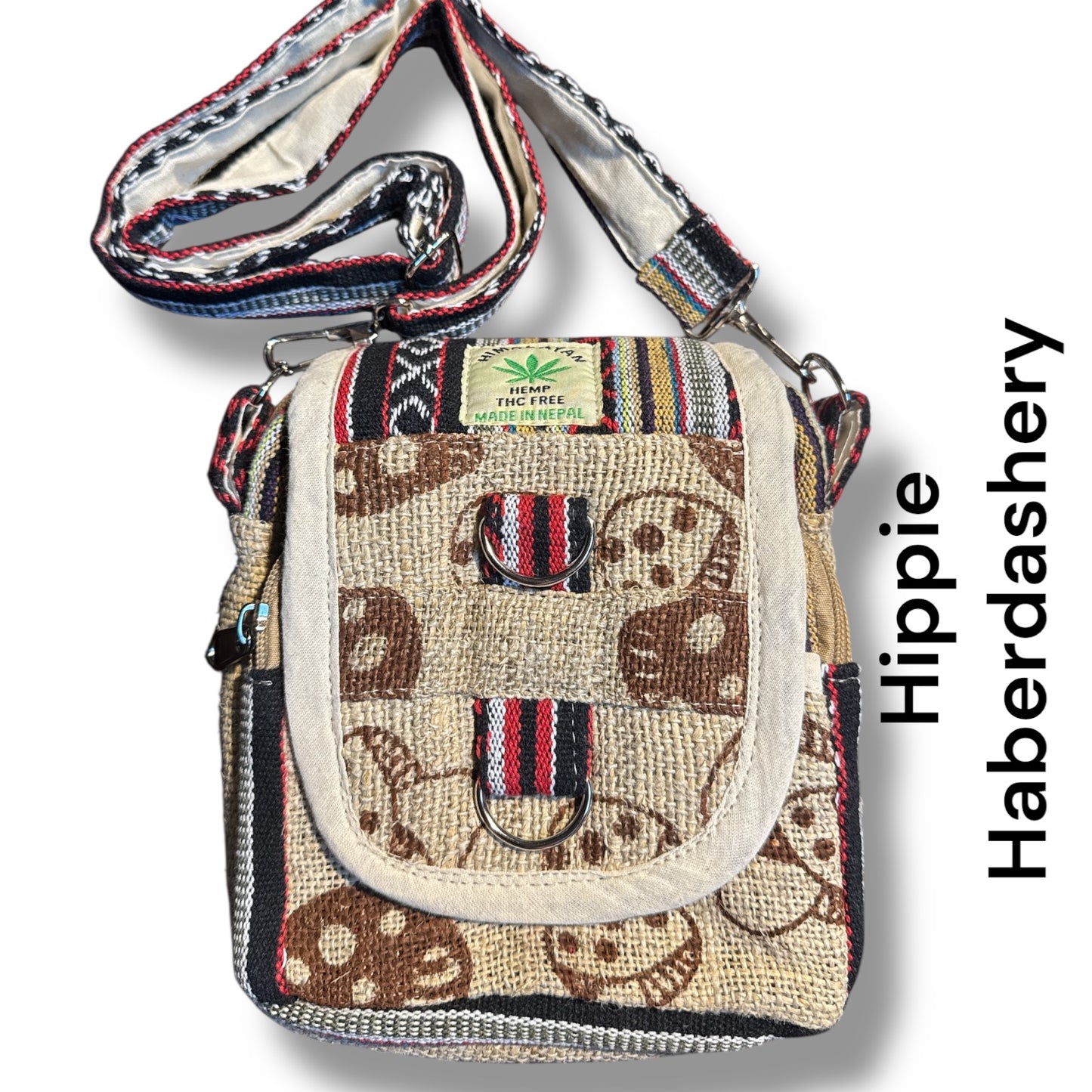 5 pocket mushroom bag with detachable strap ￼