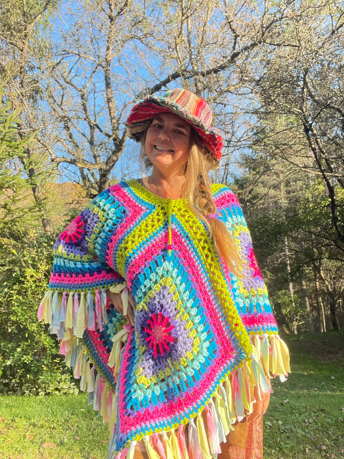 Aurora Poncho Crochet Pattern
