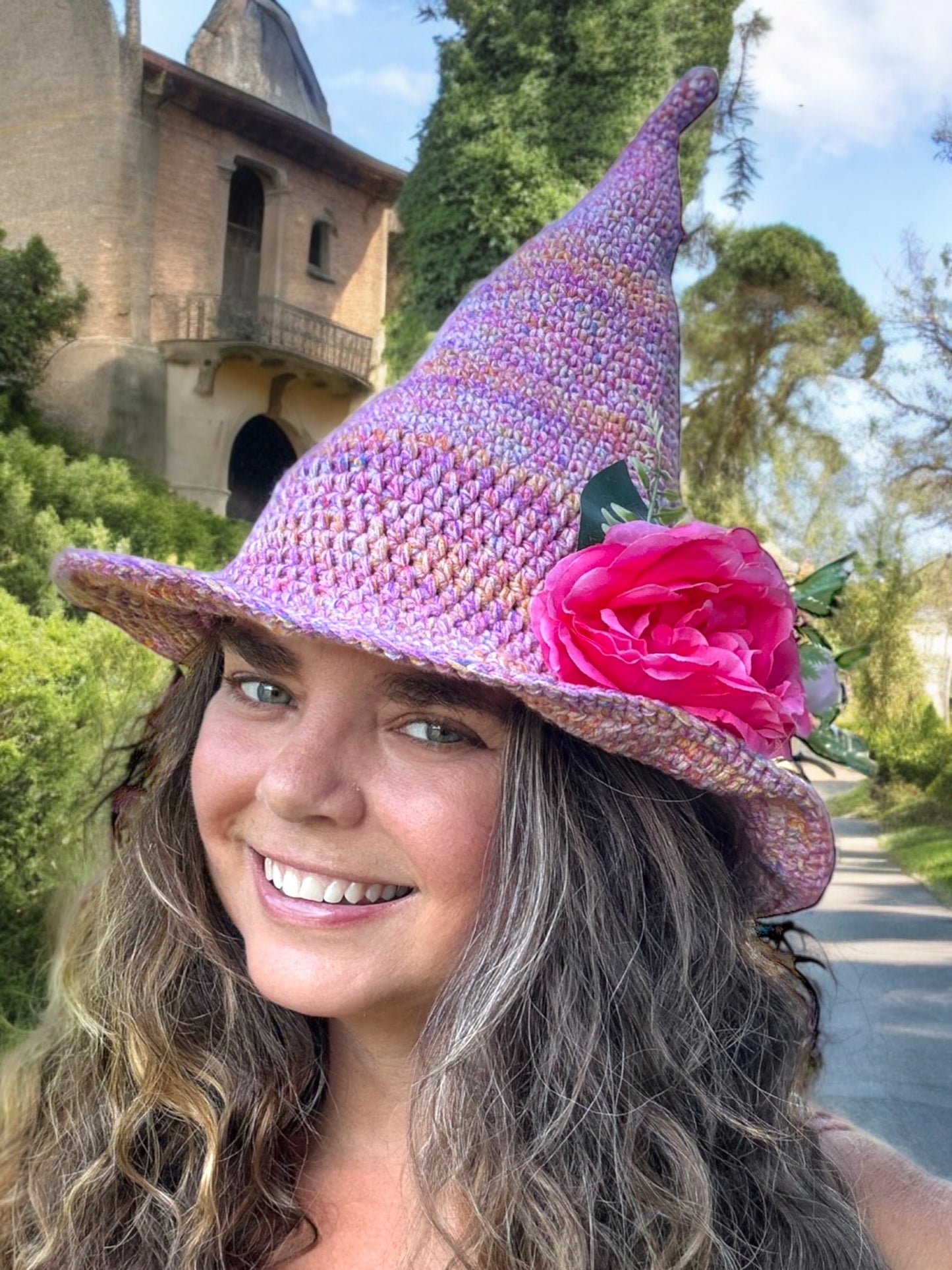 Witch Hat - Pink Floral