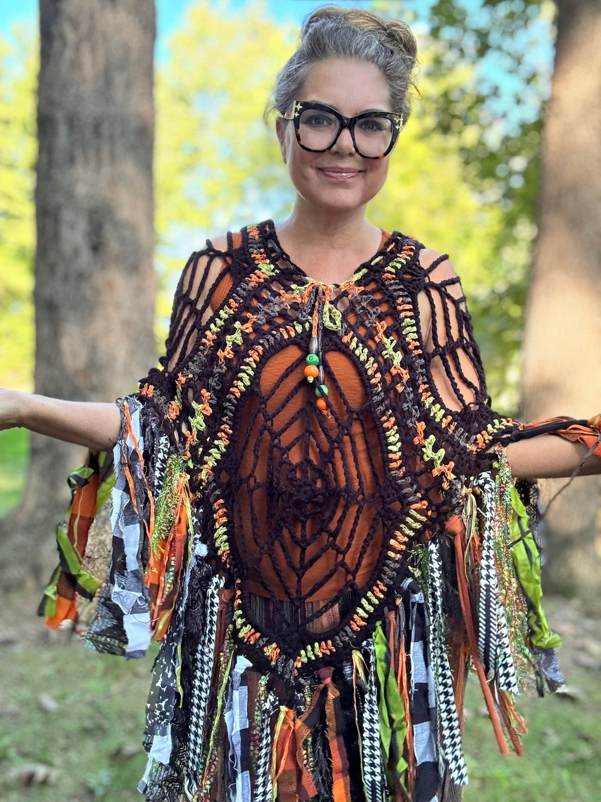Spiderweb Poncho
