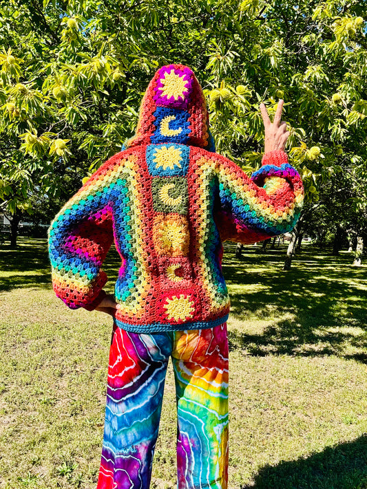 Whimsy Jacket with sun & moon chakra patches
