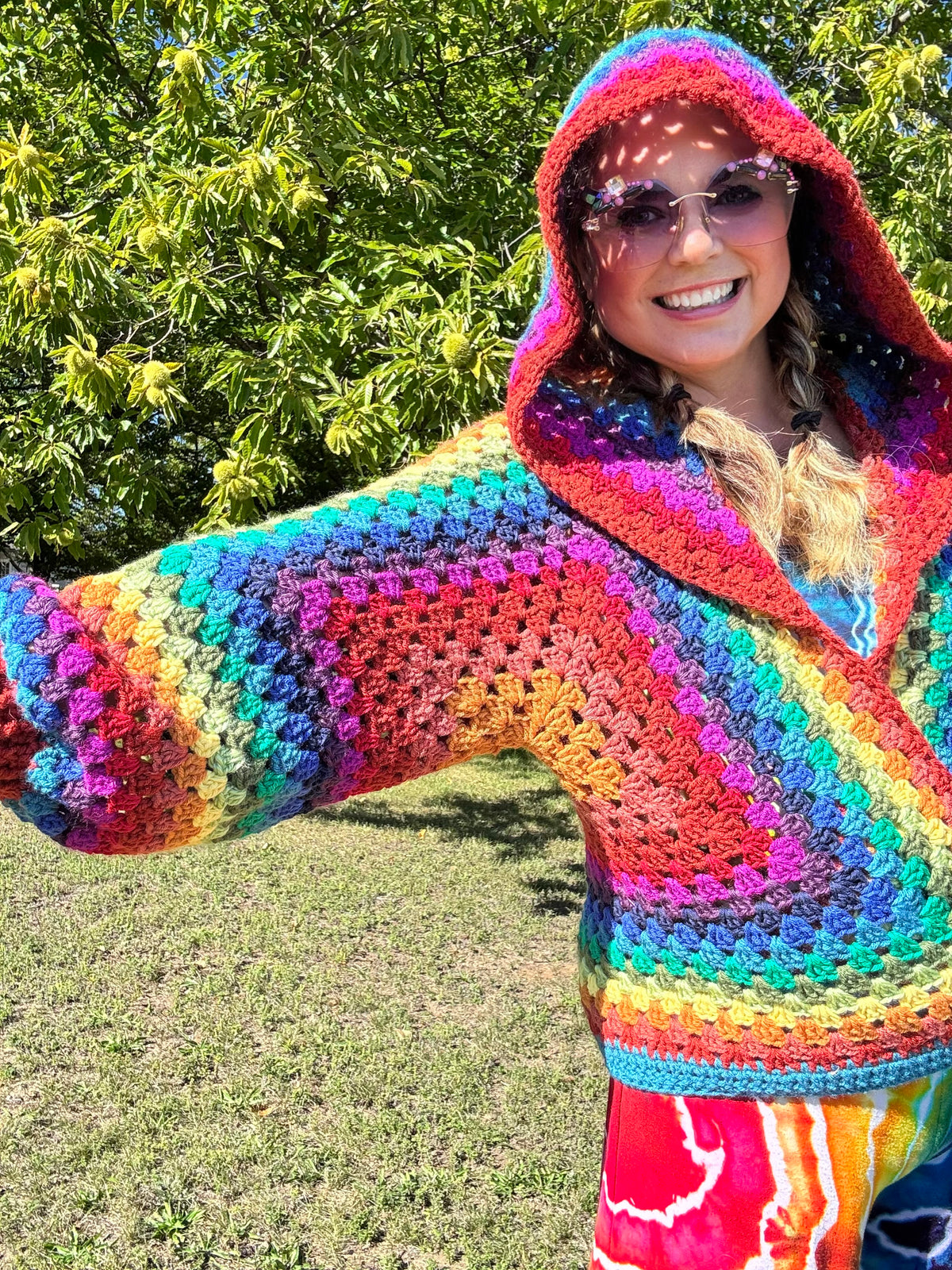 Whimsy Jacket with sun & moon chakra patches