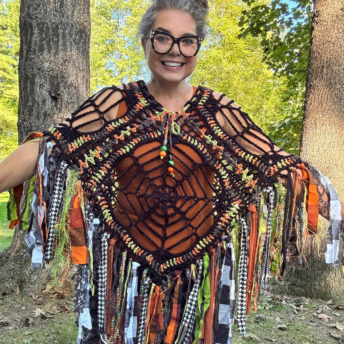 Spiderweb Poncho