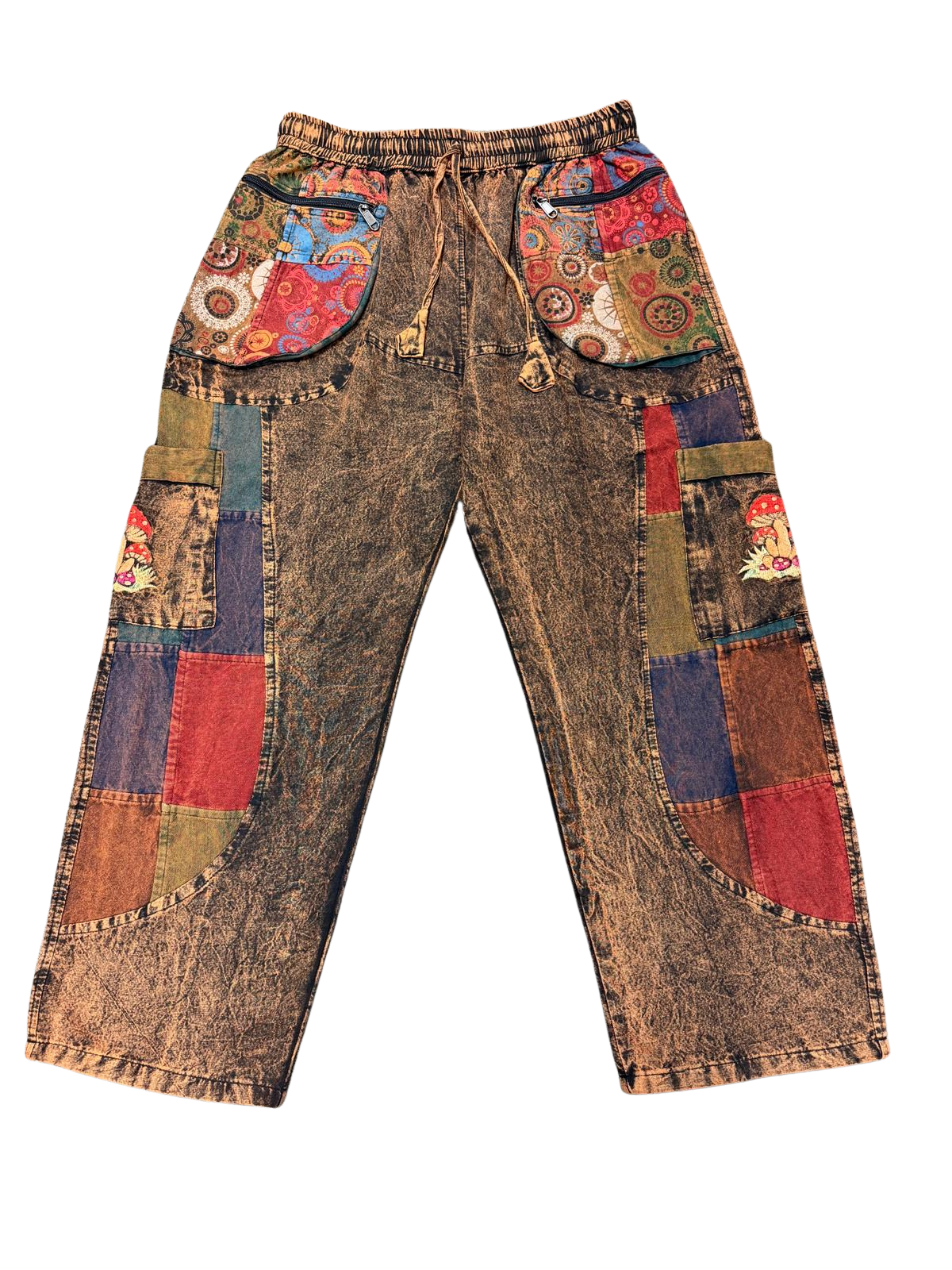 Cotton Red Mushroom Cargo Pant DT125