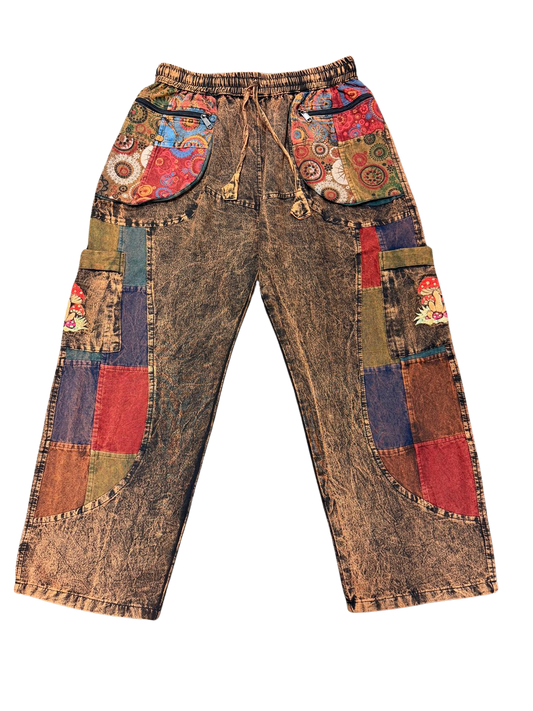 Cotton Red Mushroom Cargo Pant DT125