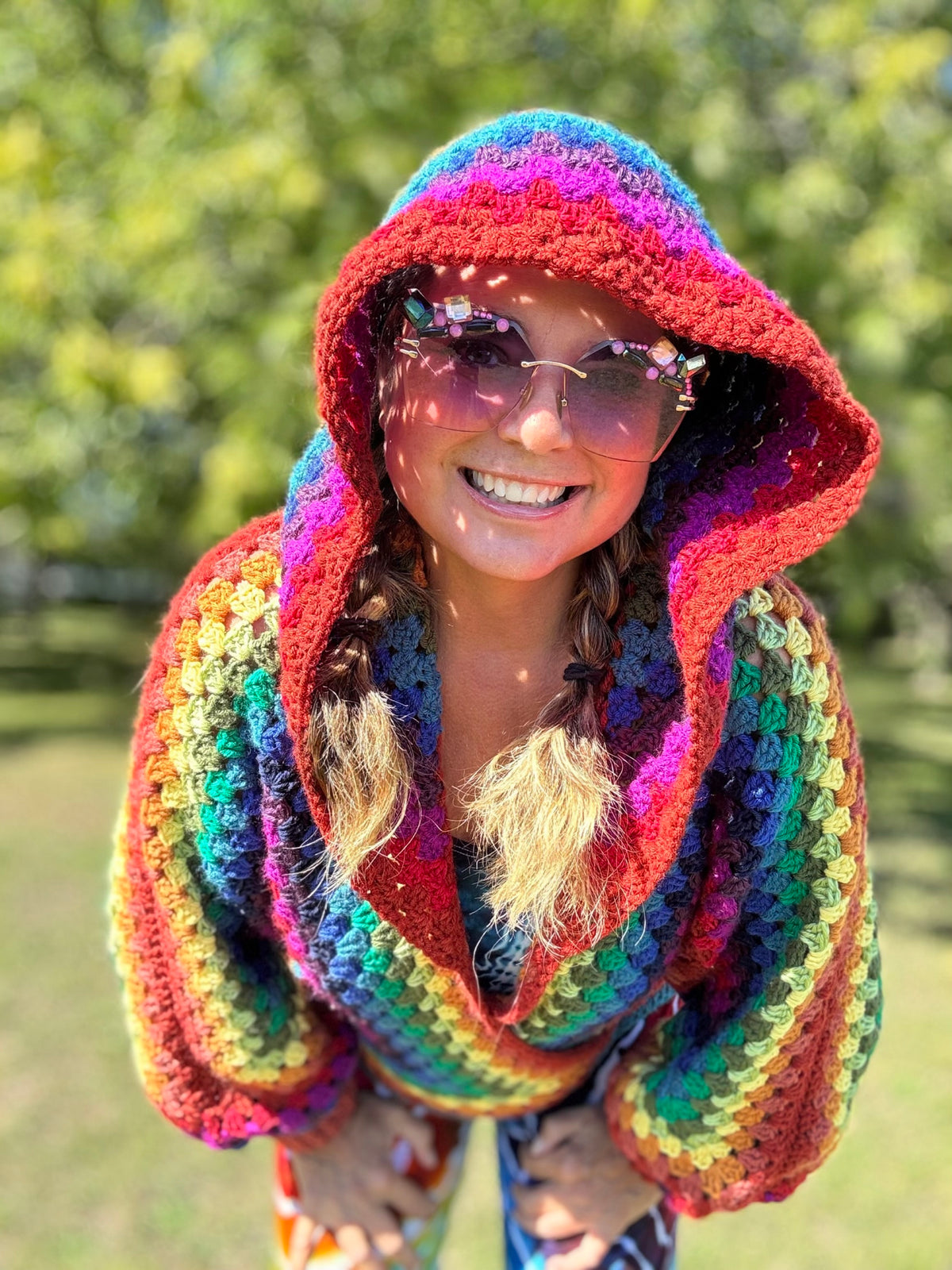 Whimsy Jacket with sun & moon chakra patches