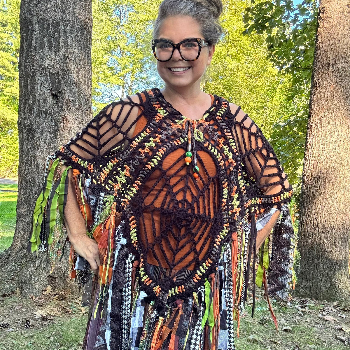 Spiderweb Poncho