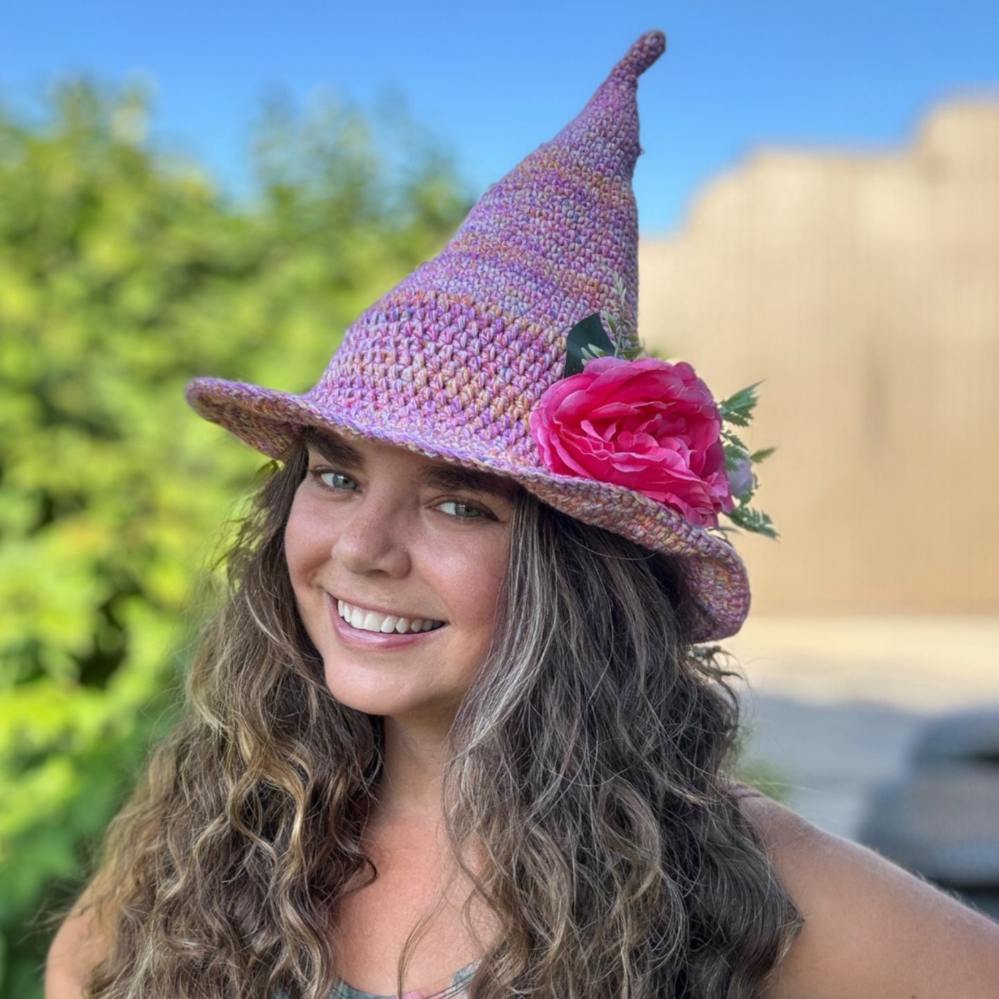 Witch Hat - Pink Floral