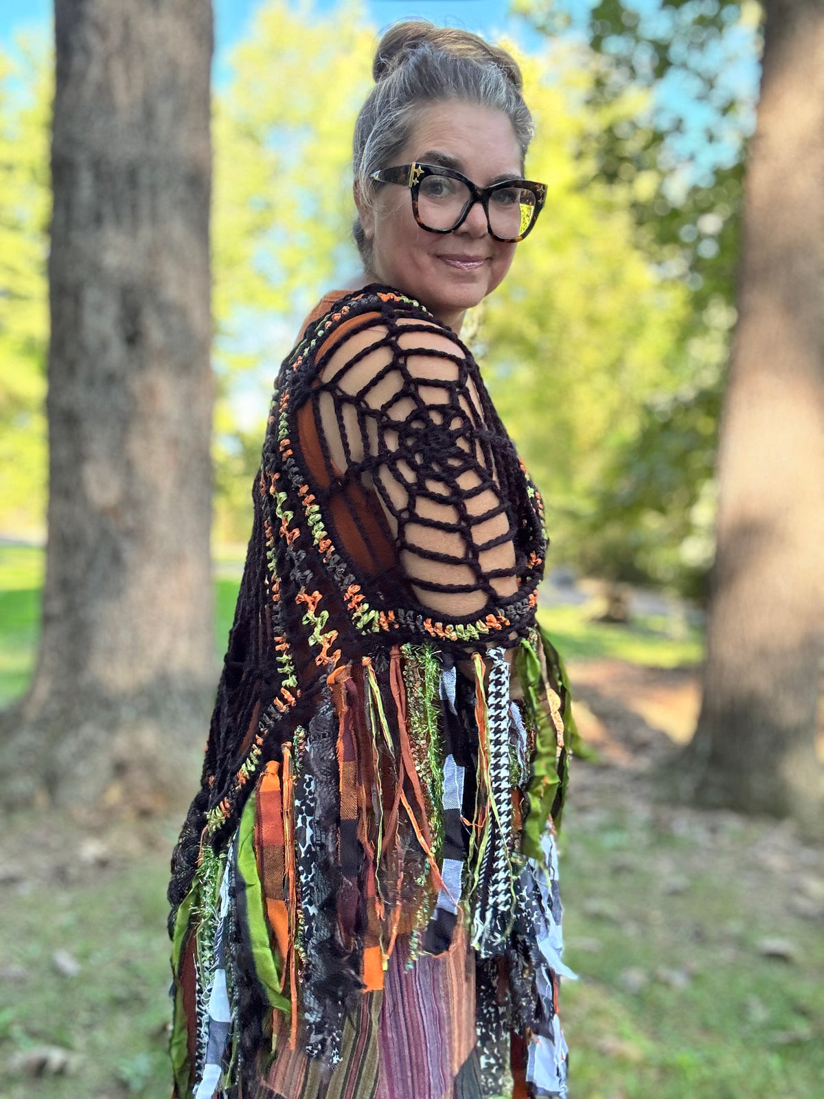 Spiderweb Poncho