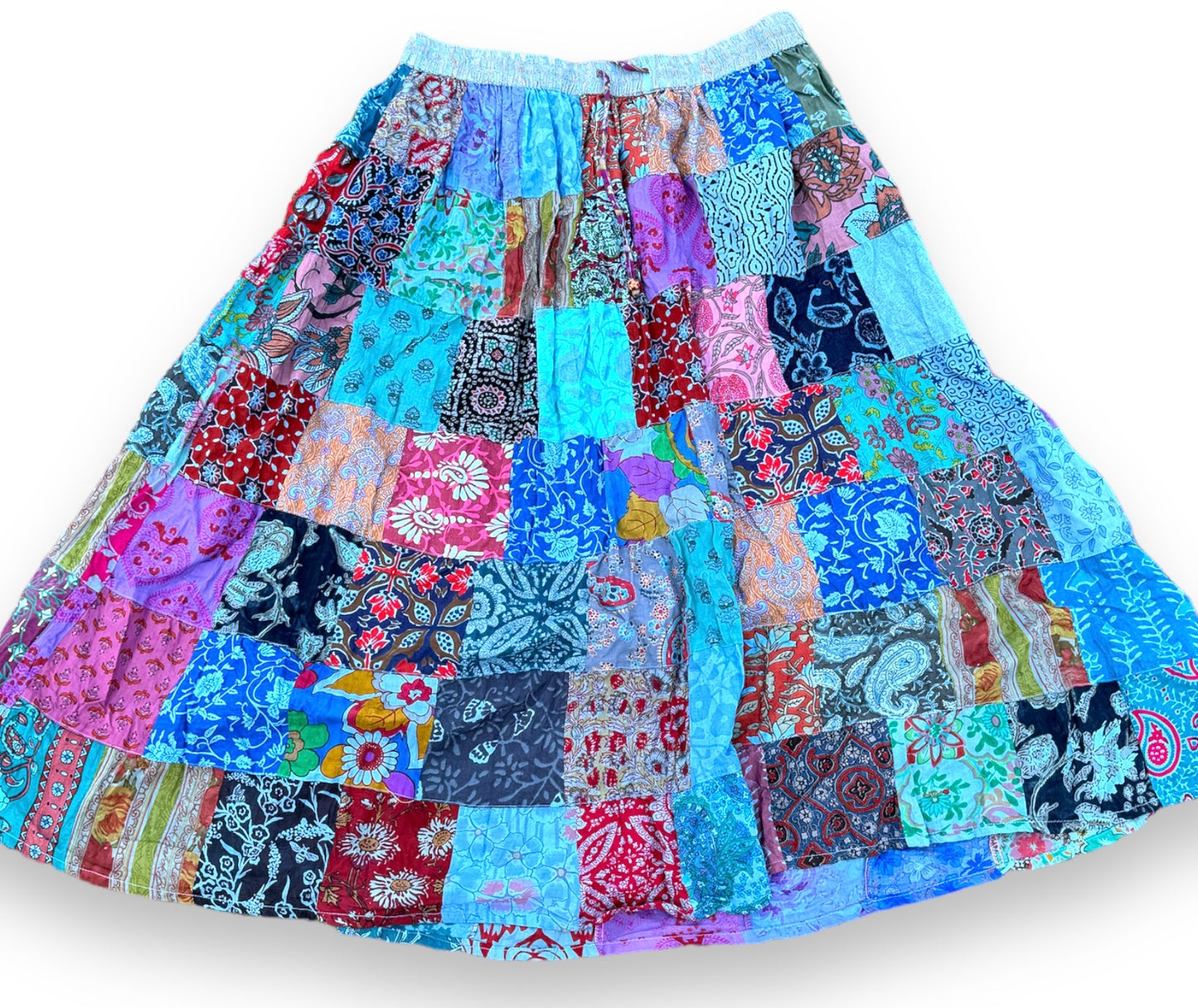 Patchwork Cotton Skirt