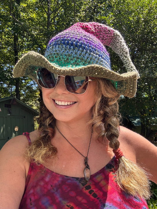 ￼Crochet Witch Hat by Bohemian Stitches