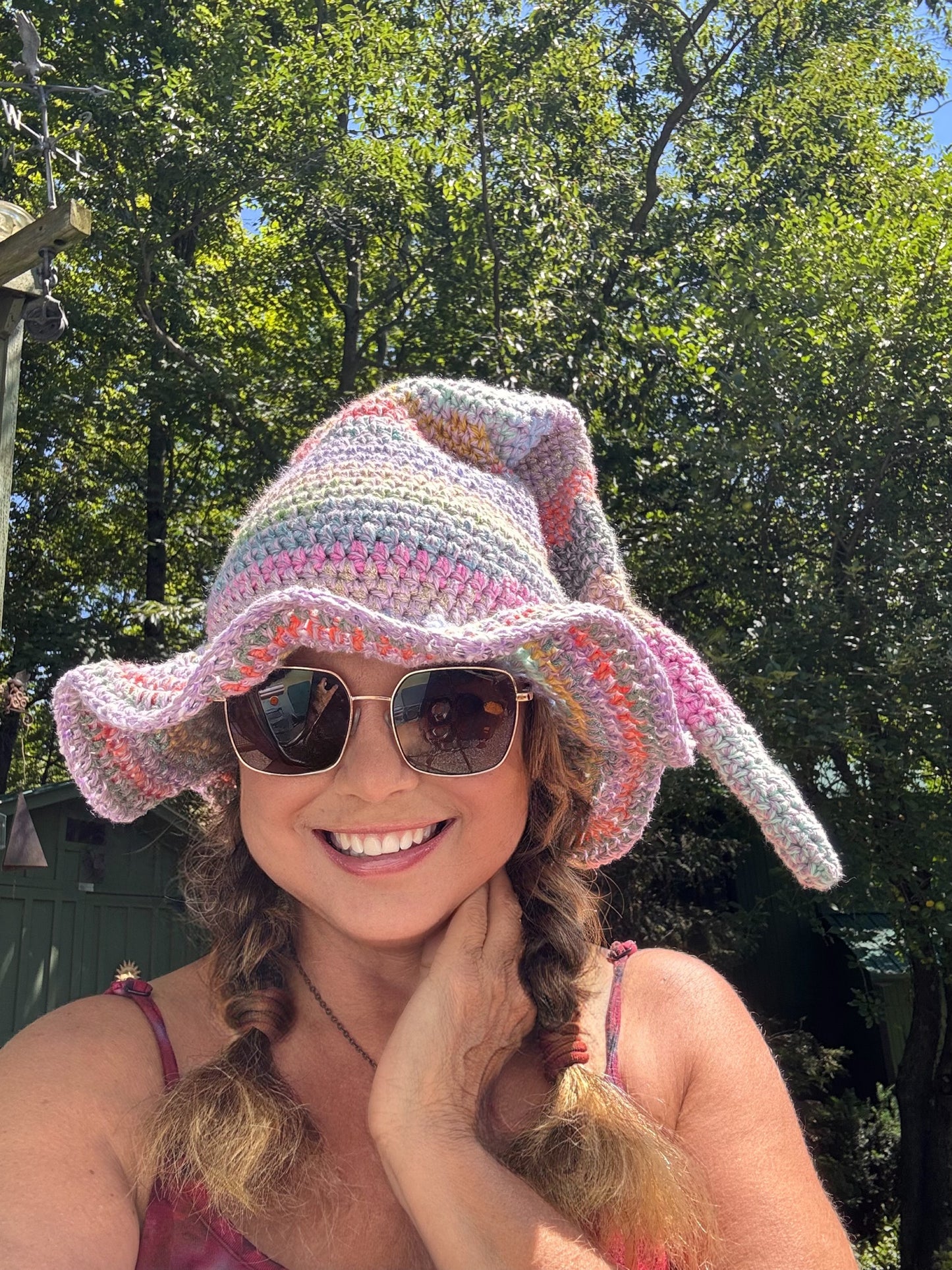 ￼Crochet Witch Hat by Bohemian Stitches
