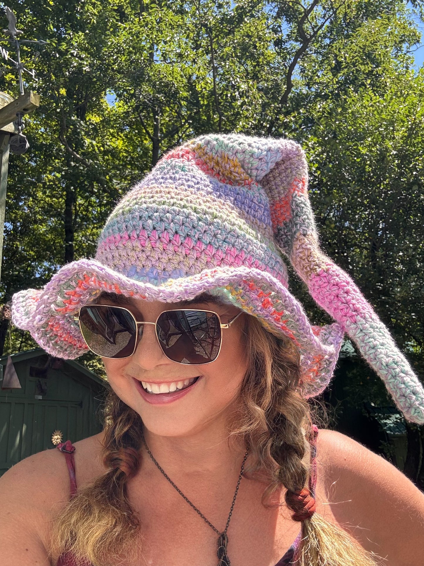 ￼Crochet Witch Hat by Bohemian Stitches
