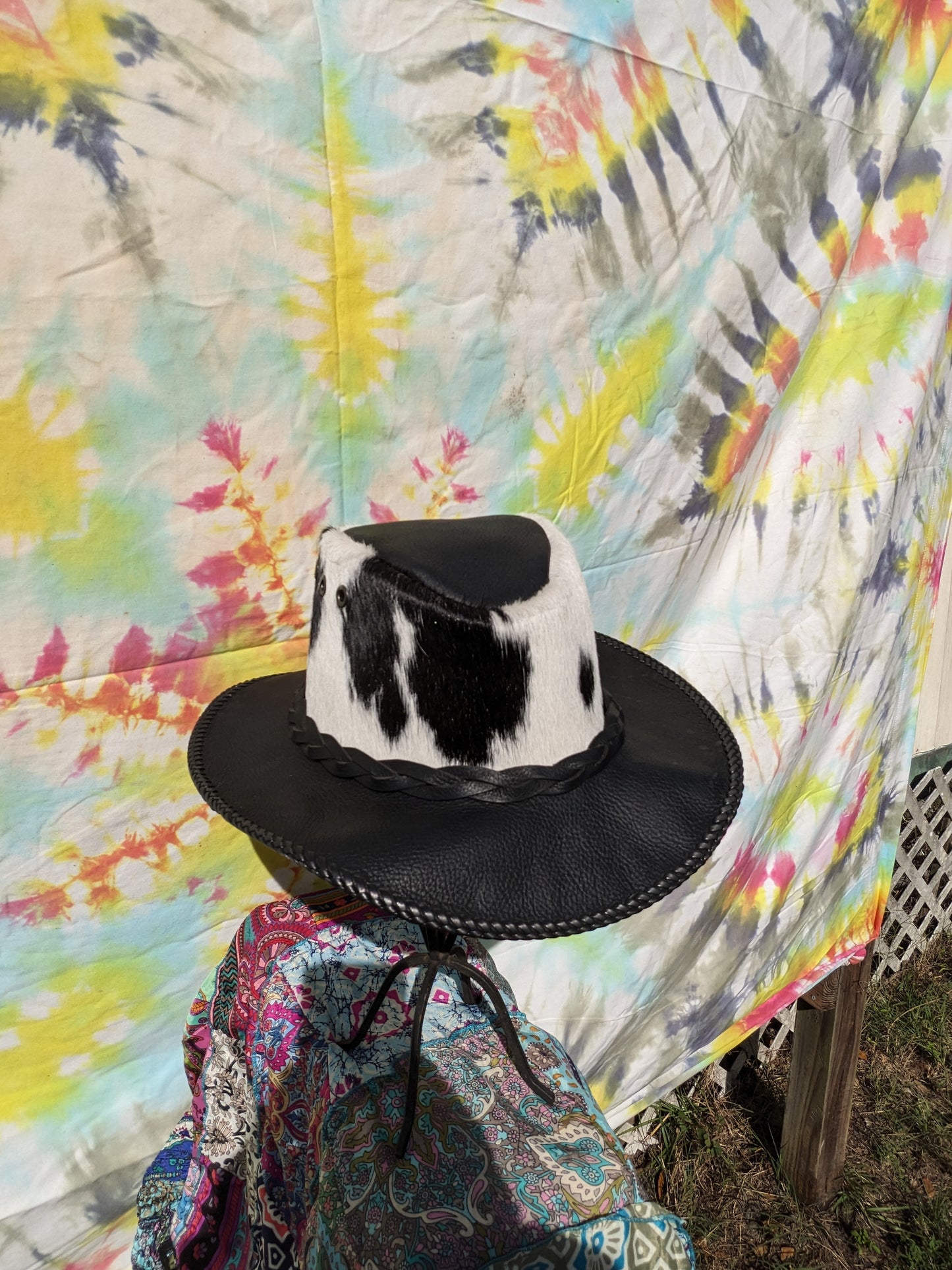 Hair-On Black Aussie Hat