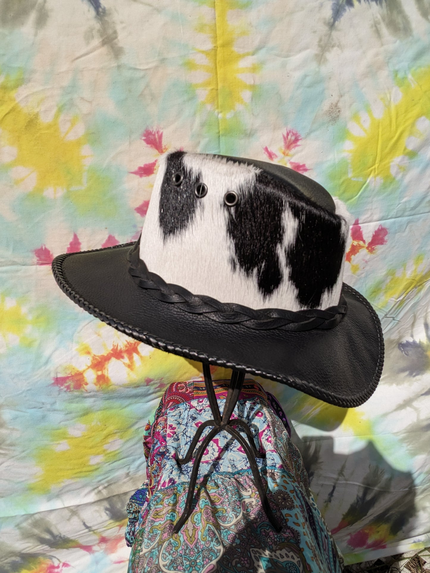 Hair-On Black Aussie Hat