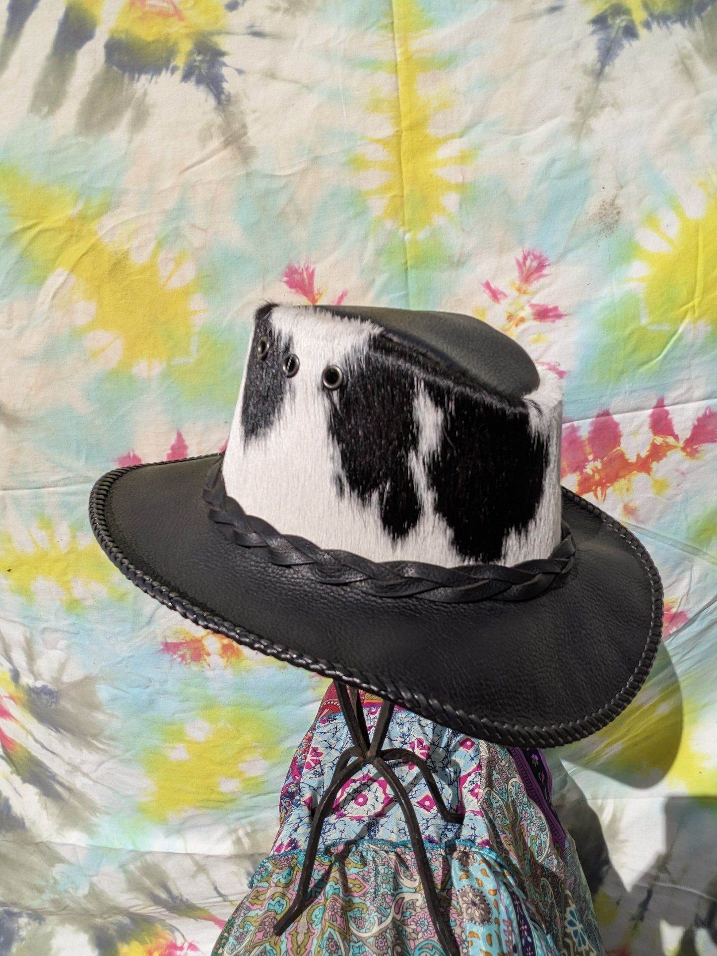 Hair-On Black Aussie Hat