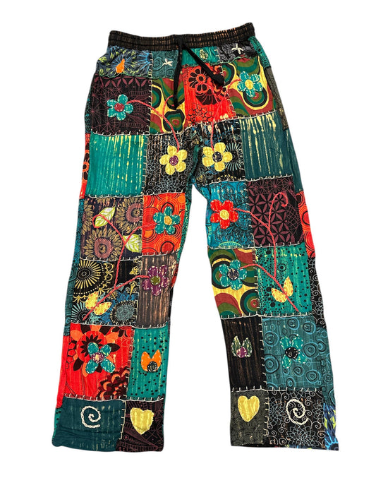 Flower Embroidery Festival Pant UR24