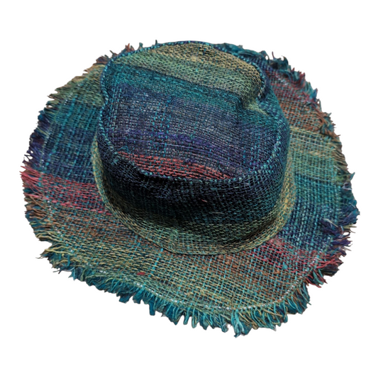 Rainbow Lightweight Woven Hemp Hat