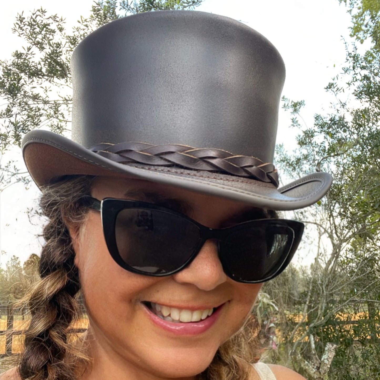 Leather El Dorado Tophat