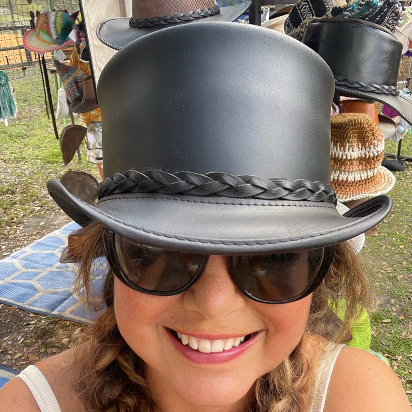 Leather El Dorado Tophat