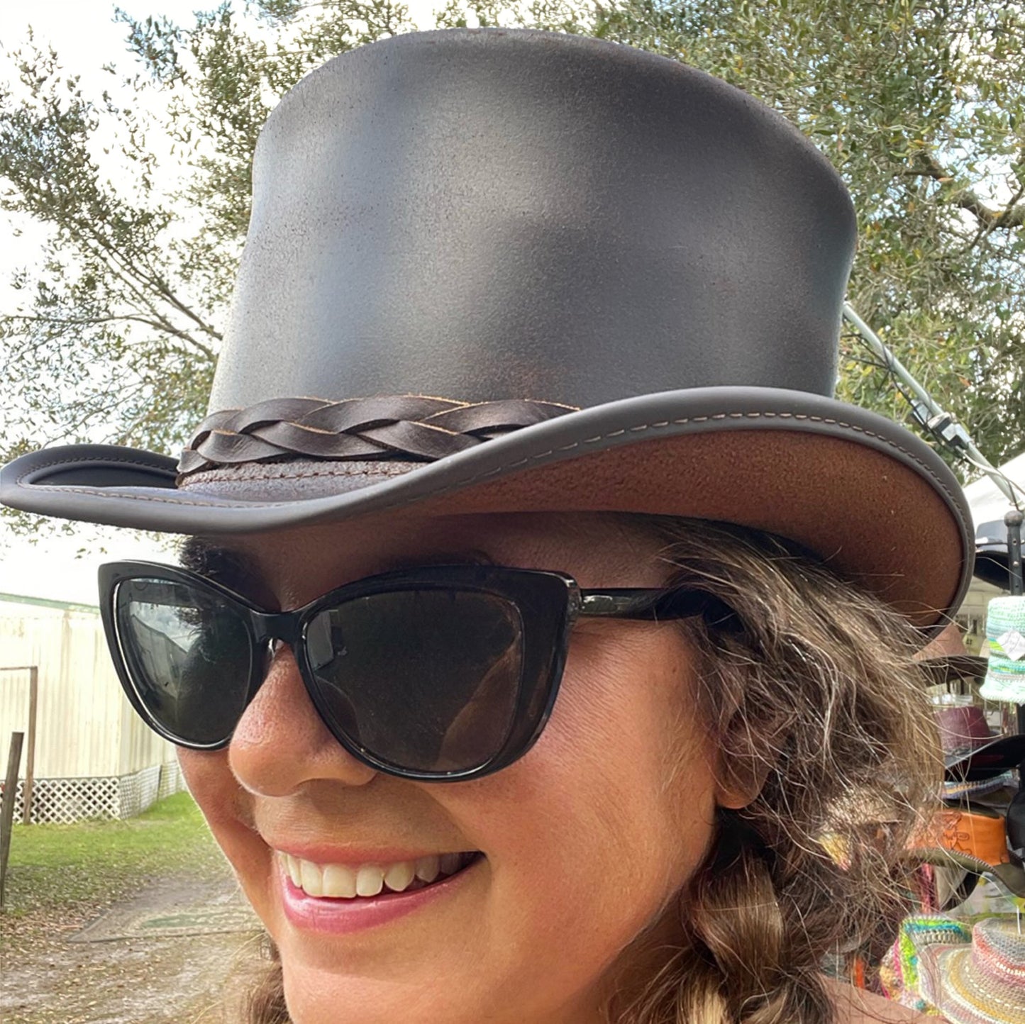 Leather El Dorado Tophat